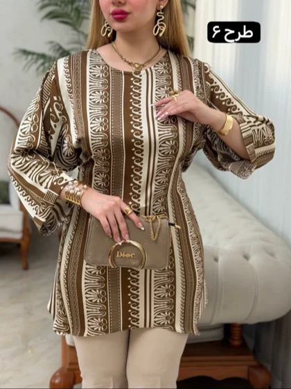 تونیک کرپ ساتن 3777