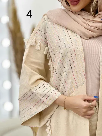 مانتو پانچ طرح دار