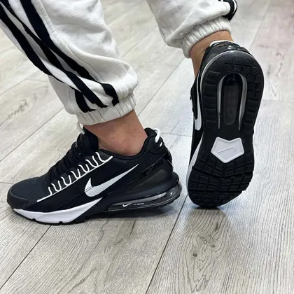 کتانی مردانه مدل نایک ایرمکس پلاس nike air max رنگ مشکی کپسول دار