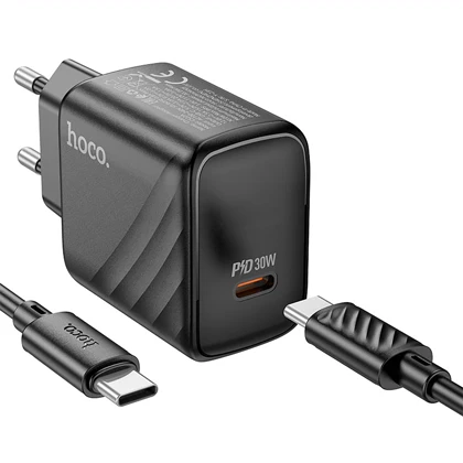 شارژر دیواری 30 وات هوکو Hoco مدل CS22A تایپ سی