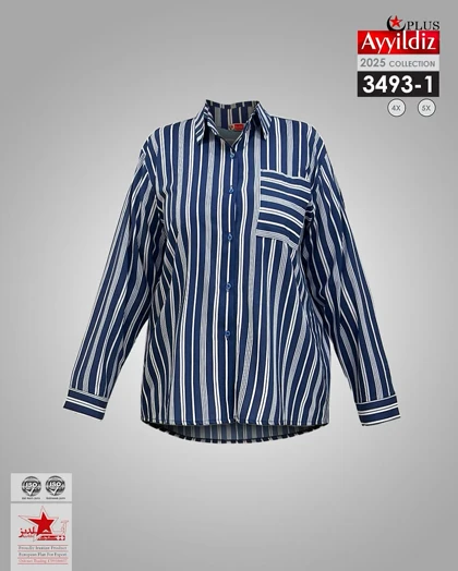 شومیز مجلسی زنانه زیبا سایز بزرگ کد 3493
