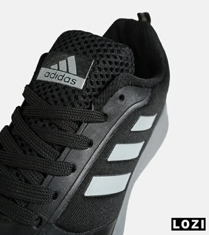 کفش کتانی مردانه و زنانه مشکی طوسی ADIDAS adizero SL مدل 7751