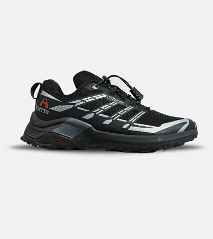 کفش کتانی مردانه و زنانه مشکی طوسی HUMTTO waterproof