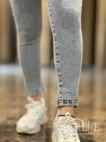 جین جذب دمپا چاک‌دار قد 90