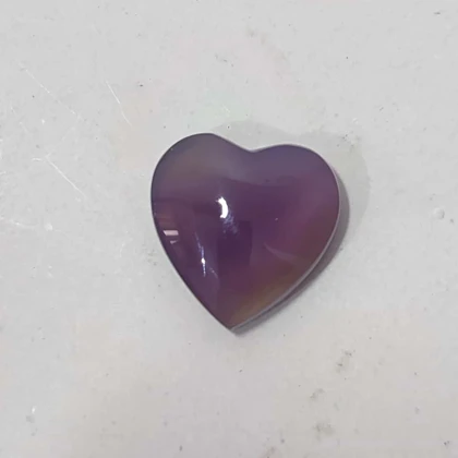 سنگ عقیق سوسنی قلبی کد 15