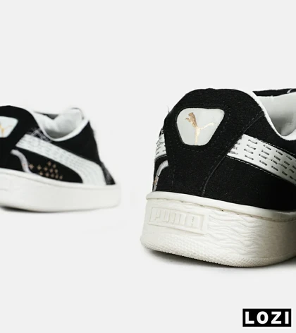 کفش کتانی ورزشی مشکی مردانه و زنانه PUMA suede XL مدل 7478