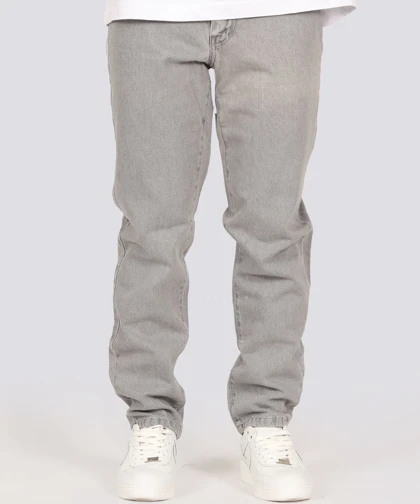 شلوار جین مام فیت مردانه طوسی 0804