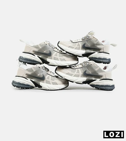 کفش کتانی مردانه و زنانه کرم طوسی Nike cushlon