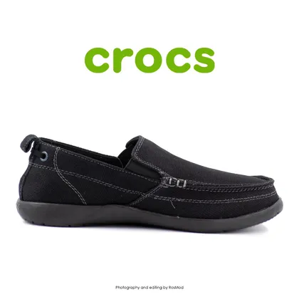 لوفر مردانه کراکس - Crocs Walu Men Black/Black