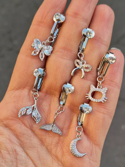 پیرسینگ فیک ناف بدون نیاز به سوراخ 3