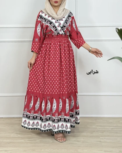 پیراهن جلوه _ کد 1181 (پیراهن زنانه - پیراهن ساحلی )
