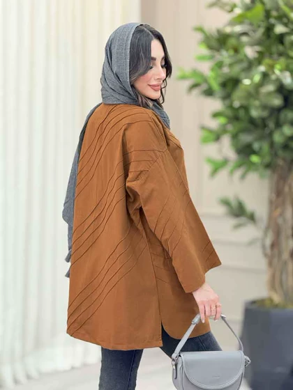 مانتو برش‌دار بغل چاک