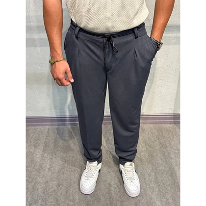 شلوار مام فیت پارچه ای