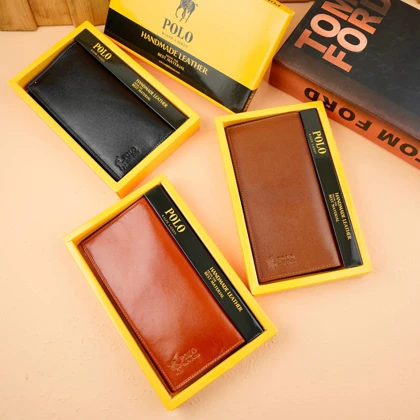 کیف پول مردانه کتی چرم طبیعی کد 3