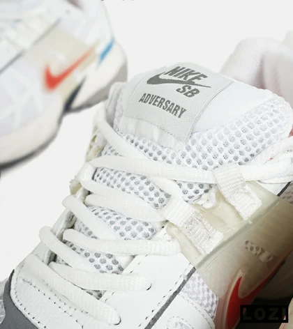 کفش کتانی مردانه و زنانه سفید قرمز Nike cushlon مدل 7309