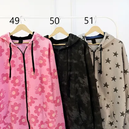 سویشرت طرحدار XL