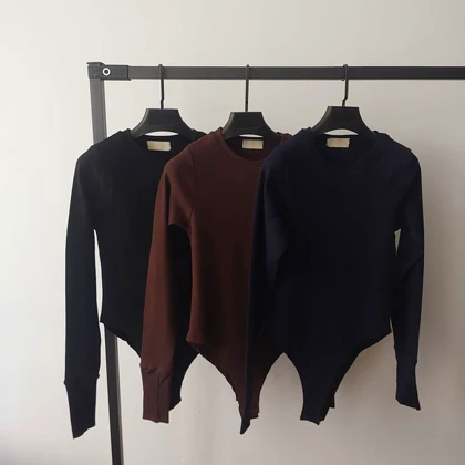 بادی یقه گرد فینگر دار