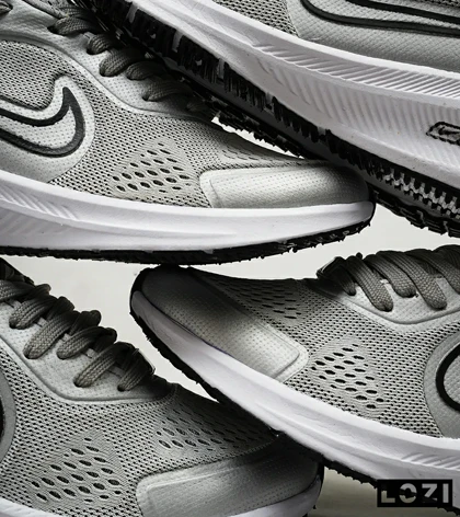 کفش کتانی بزرگ پا طوسی نایک NIKE PEGASUS V10