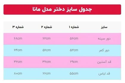 پیراهن ست مادر دختری مانا