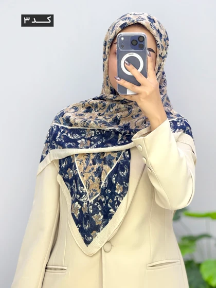 روسری نخی ماناژ کد 101923