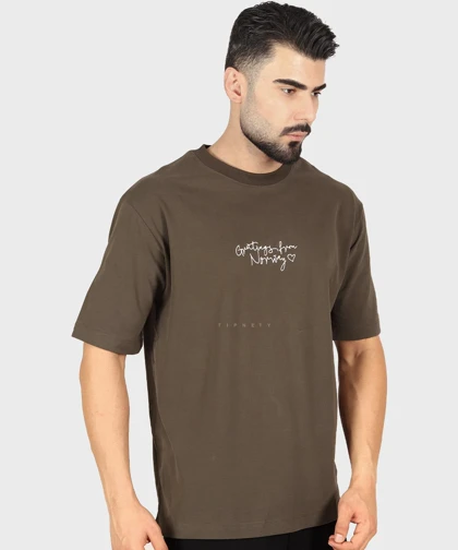 تیشرت لش مینیمال طرح نروژ 1705