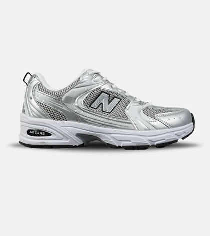 کفش کتانی مردانه و زنانه طوسی نقره ای NEW BALANCE 530 مدل 7794