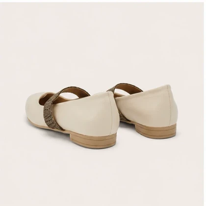 کفش کالج زنانه مدل Flat shoes - 0269