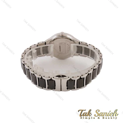 ساعت سیتیزن VIP زنانه سرامیکی دورنگین مشکی نقره ای Citizen-4853-L