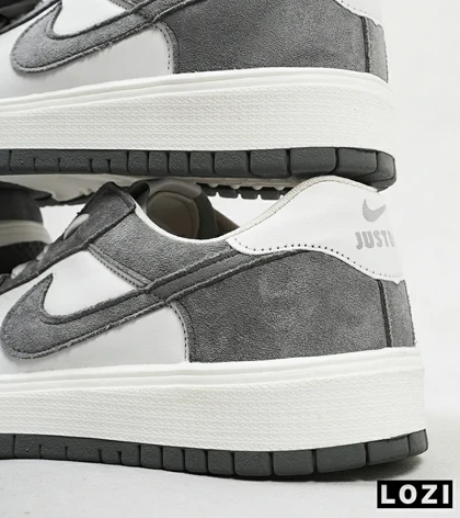 کفش کتانی مردانه سفید طوسی نایک NIKE SB