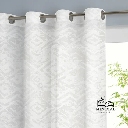 پرده آماده حریر کتان