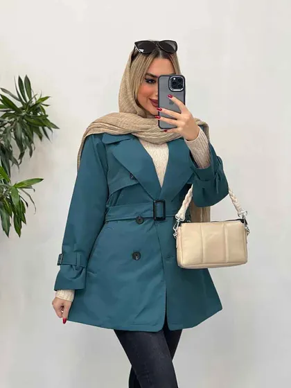 بارانی ژیله دکمه دار