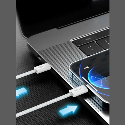کابل دوسر تایپ سی ارلدام Earldom مدل EC-190C-C توان 60 وات 2 متر
