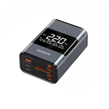 اینورتر و مبدل برق فندکی پرودو مدل PORODO UNIVERSAL AC CAR POWER INVERTER FWC067
