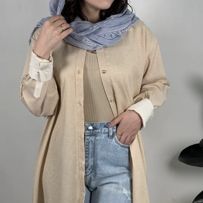 ست مانتو پیراهنی تیدا