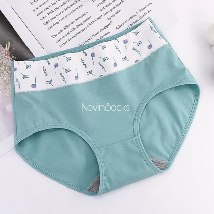 شورت طرح گلبرگ فاق بلند ( سایز 36 الی 40) (L)