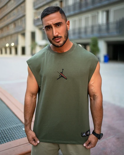 رکابی ورزشی وست JORDAN WORLD سبز