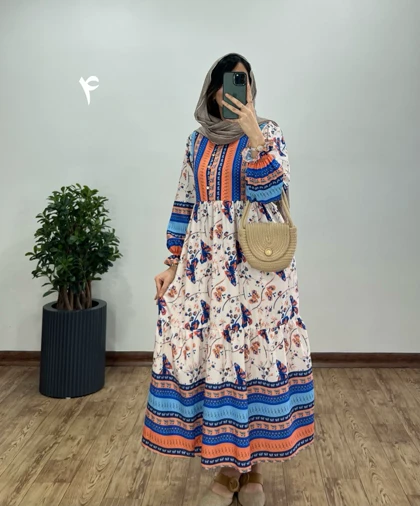 پیراهن بلند پروانه