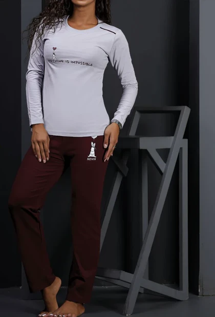 ست بلوز شلوار زنانه/کد:6156