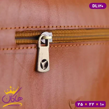 کیف دوشی چرم طبیعی چرمسال سایز بزرگ DL120