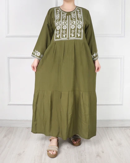 پیراهن مشکی محرمی نخی 6938