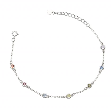 دستبند نقره کد 351260