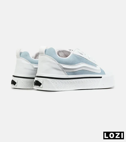 کفش اسنیکرزمردانه زنانه سفید آبی VANS مدل 8071
