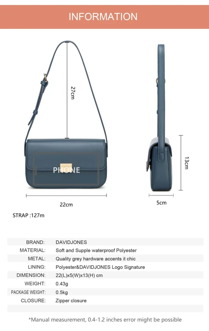 کیف دوشی مدل David Jones CM6727B