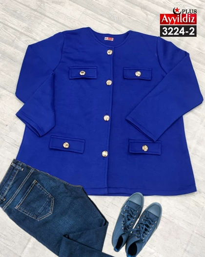 کت اسپرت زنانه سایز بزرگ کد 3224