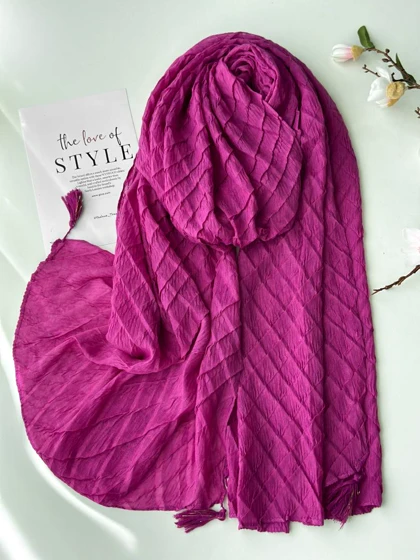 شال پلیسه مربعی