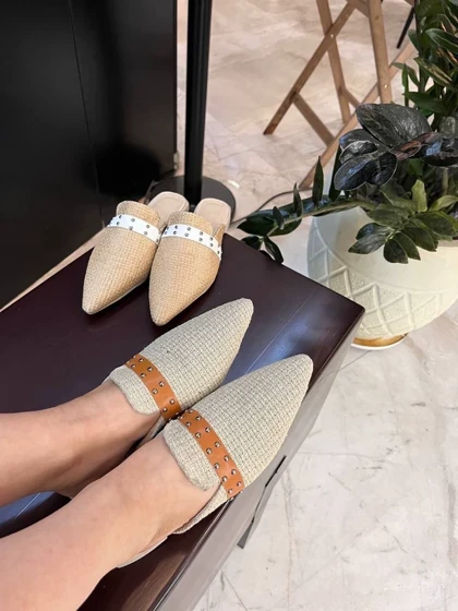 کفش کنفی نوک تیز