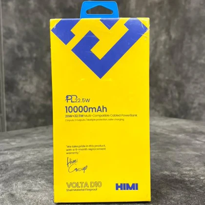 پاور بانک 10000 هیمی Himi مدل Volta D10 توان 22.5 وات