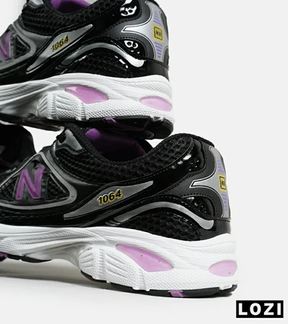 کفش کتانی مردانه و زنانه مشکی بنفش NEW BALANCE 1064 V.2 مدل 6364