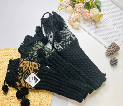 ساق پا زنانه بافتنی برند وارداتی