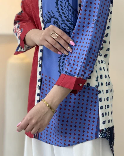 شومیز کرپ ترمه زنانه